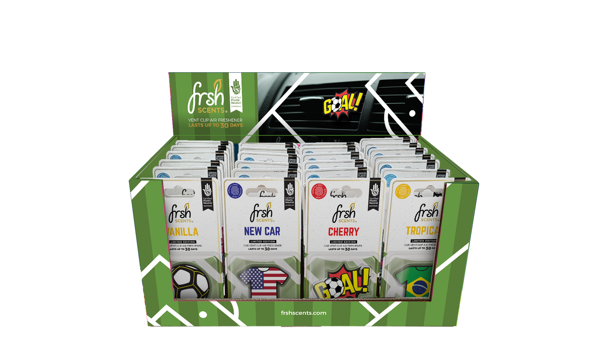 Soccer Car Vent Clip Air Fresheners