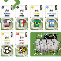 Soccer Car Vent Clip Air Fresheners
