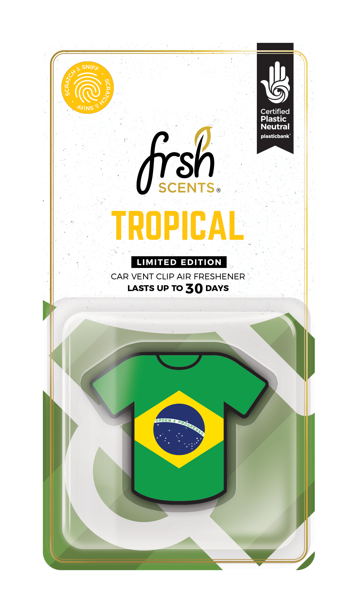 Soccer Car Vent Clip Air Fresheners